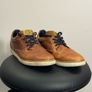Size 11 leather sneakers Bull Boxer Cognac Brown